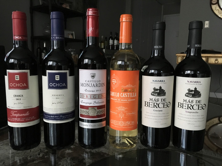 Navarra wines Lineup